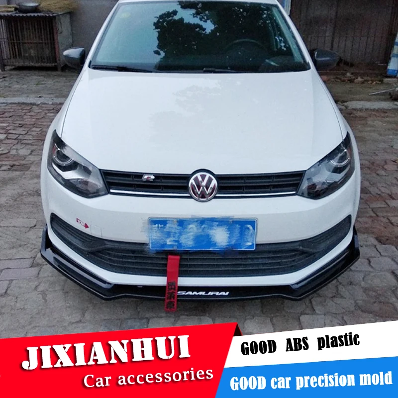 Для Volkswagen Polo Body kit спойлер 2014-2018 для ABS задний передний бампер диффузор защитные