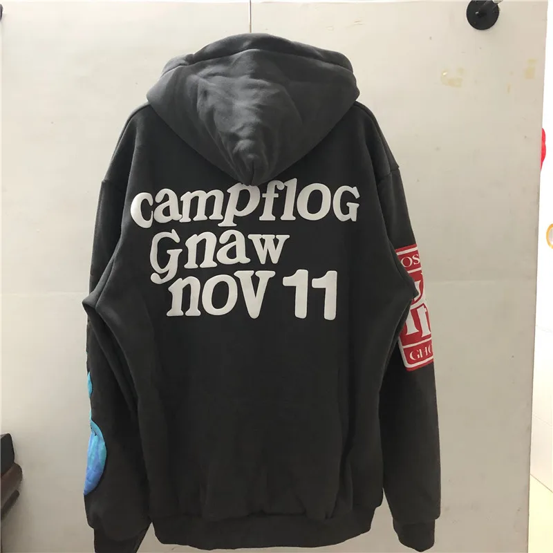 Толстовка Kanye West с капюшоном для мужчин и женщин уличная одежда свитшот надписью