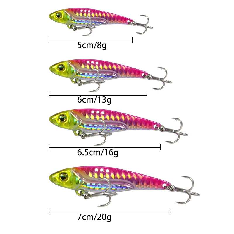 SEAPESCA металлическая блесна Приманка Vib для рыбалки крючок 8 г/13 г/16 г погружающаяся