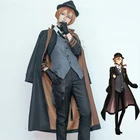 Костюм для косплея бродячих собак из аниме накахара чуя, костюм Порто мафии для косплея накахара чуя на Хэллоуин, мужской костюм для вечеринки