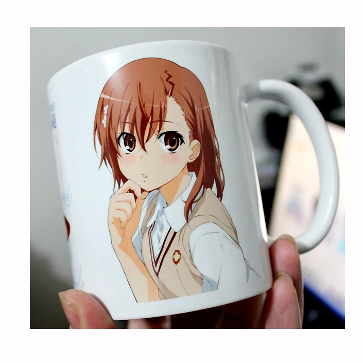 Кружка с изображением определенного научного железного пистолета Мисаки Микото