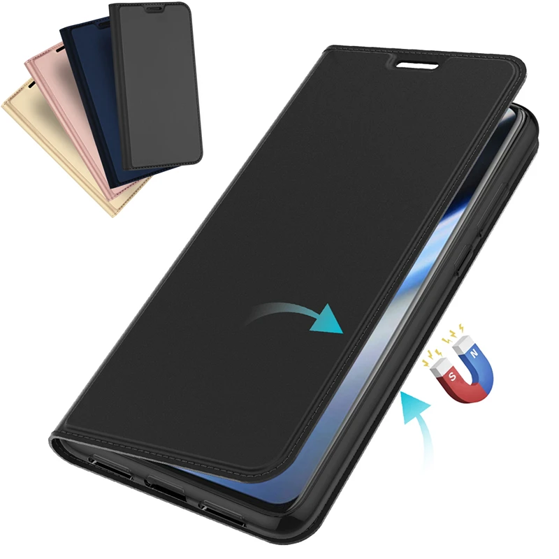 Флип из искусственной кожи чехол для sony Xperia 8 6 0 дюймов роскошный Магнитный