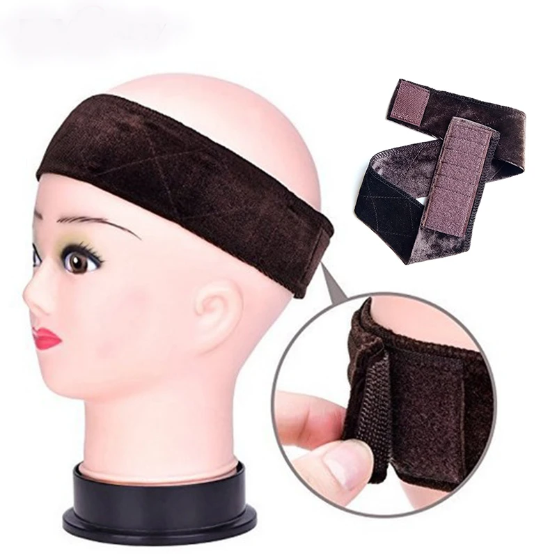 

Wig Band Grip Headband for Lace Frontal Wigs Hair Ties Elastic Sports Head Slip Bande Silicone Perruque Siliconed Makeup Holder