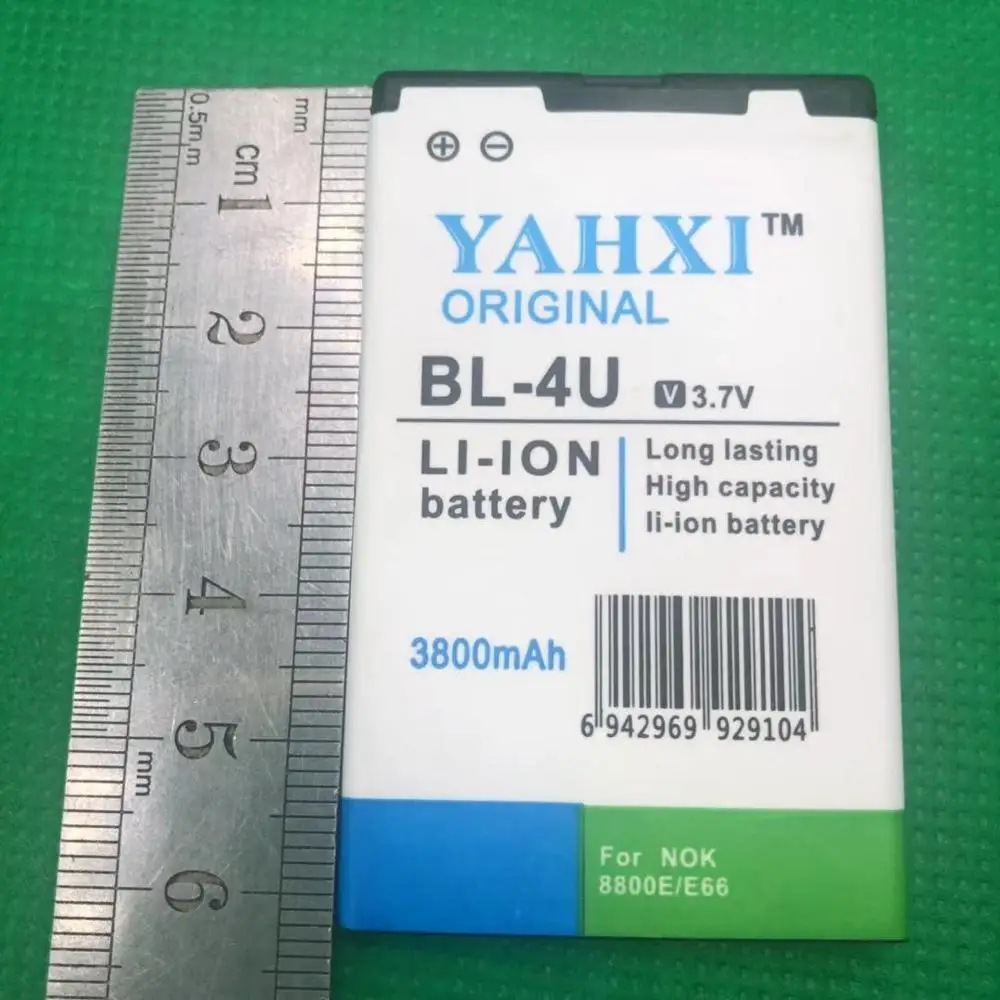 Аккумулятор BL4U для Nokia E66 E75 3800 3120 5730 5530 6300i 6212 s 6600i 8800A 1 шт. 6600 мАч 8800|battery a|battery forbattery