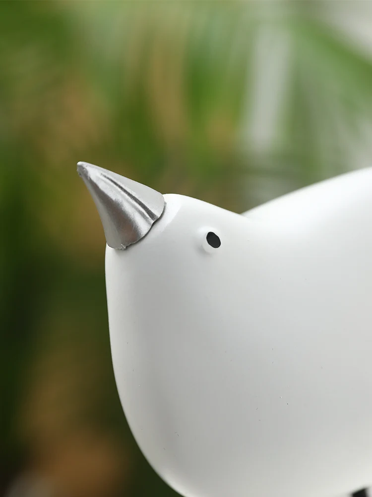 

Modern Art Abstract Bird Resin Ornament Crafts Nordic Animals Minimalist Sculpture Home Office Decoration Accessories L