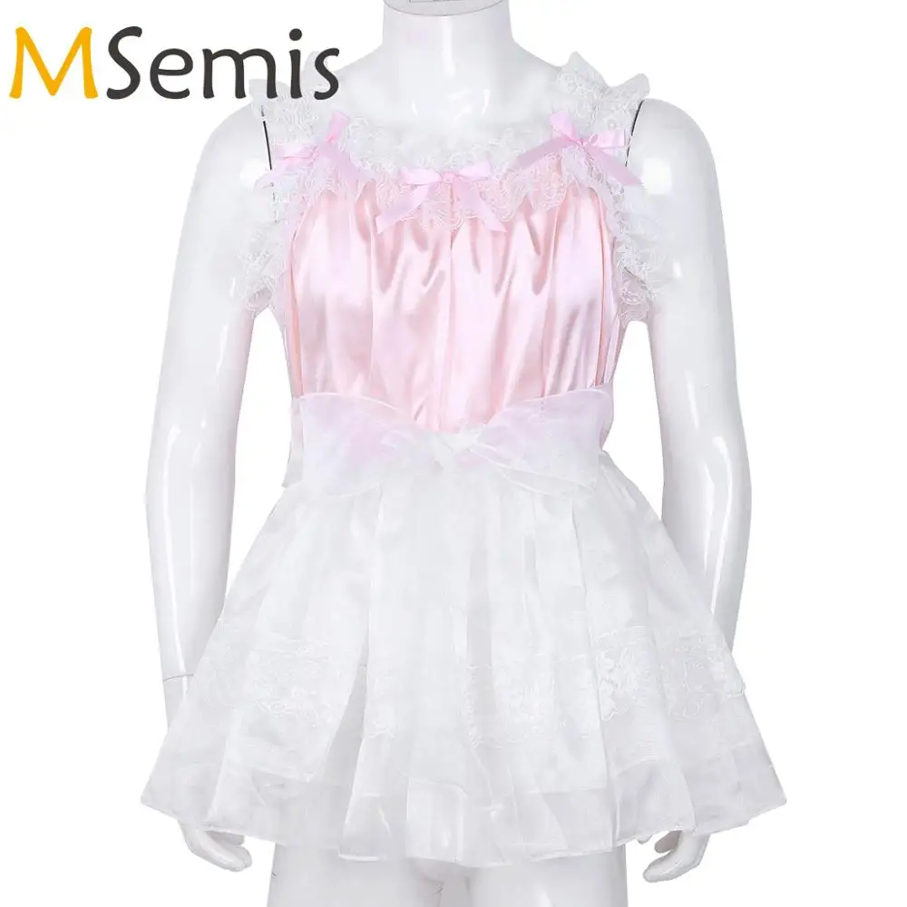 Платье мужское атласное с поясом кружевом | Тематическая одежда и униформа