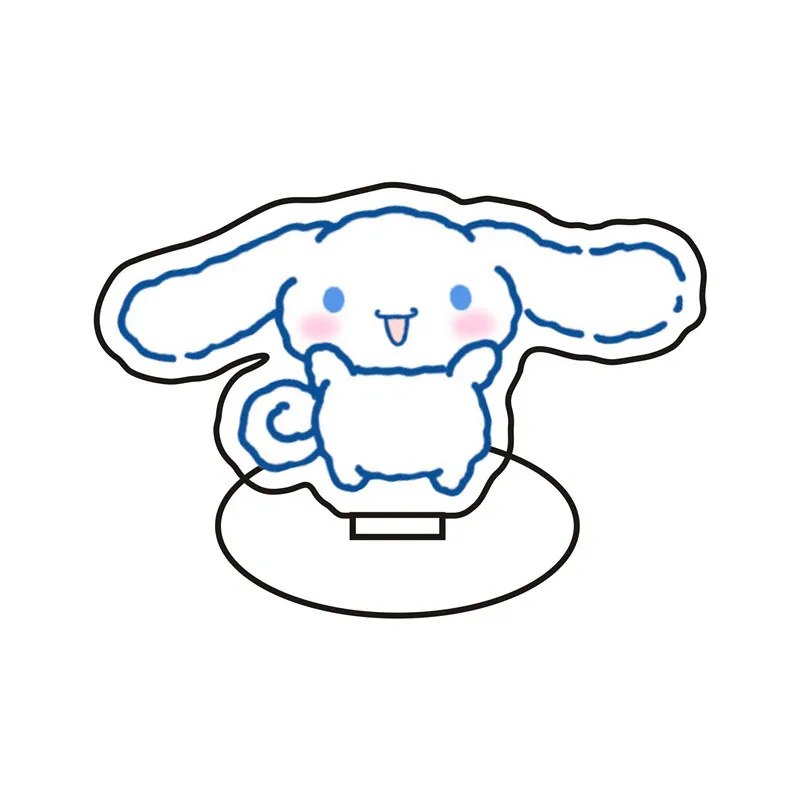 

Kawaii MyMelody Kuromi Cinnamoroll Hellokittys Kirby Sanrioed настольное украшение автомобиля мультяшное маленькое украшение подставка детские игрушки подарок