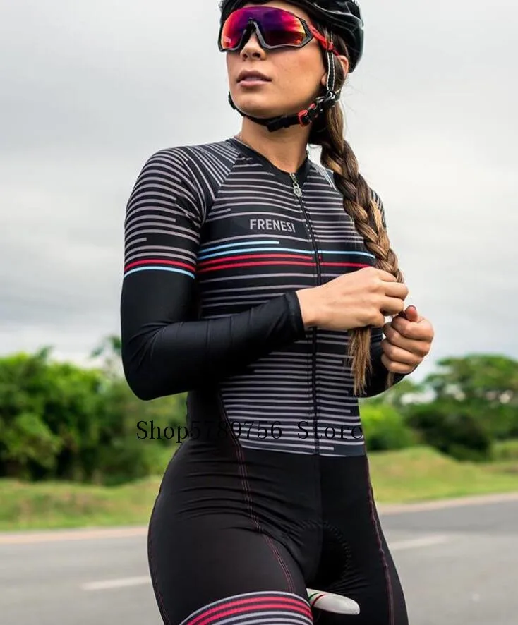 Frenesi colombia Cali ropa ciclismo mujer Маутейн велосипедная одежда skinsuit speedsuit дышащая велосипедная Джерси костюм купальник - Цвет: as picture
