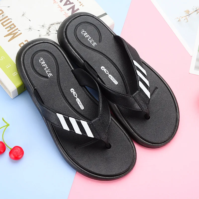 

2021 New Summer Plastic Flip-flops Men's Fashion Men's Slippers Outside Wear Beach Home Outdoor Casual Sandals
