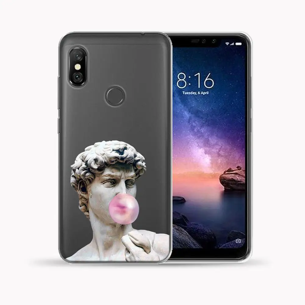Силиконовый чехол для Xiaomi Mi 5X 6X 9 SE 8 Pro A1 A2 A3 Redmi Note 7 6 10 4 4X 5 | Мобильные телефоны и