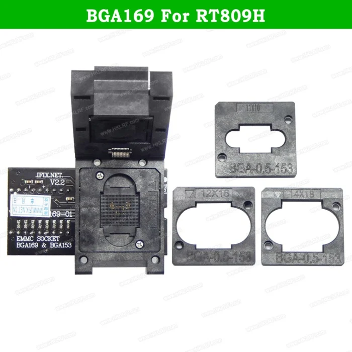 RT809H Универсальный USB программатор лучше, чем RT809F TL866II плюс emmc-nand флэш-биос EEPROM программатор/BGA64 BGA169 адаптер - Цвет: BGA169 Adapter