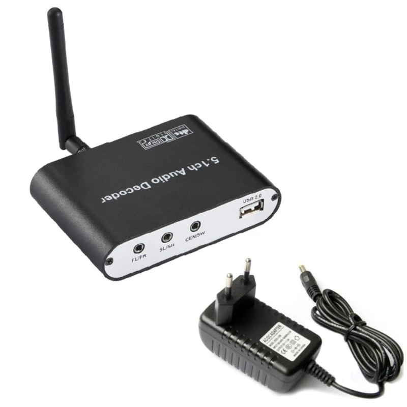AMS DA615 5.1CH o декодер Bluetooth 5 0 приемник DAC беспроводной адаптер оптический