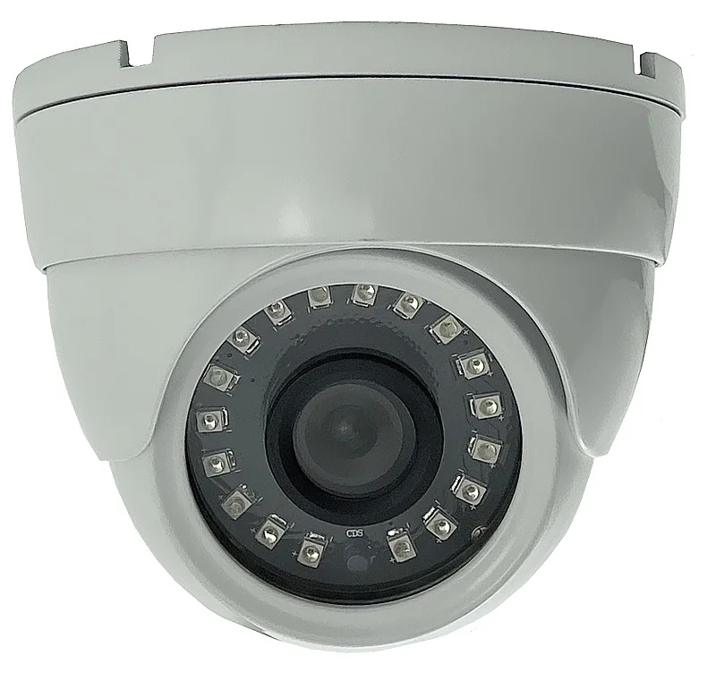 Металлическая потолочная купольная IP камера 4 МП NT98562 + SC401AI 2560*1440 H.265 18 светодиодов