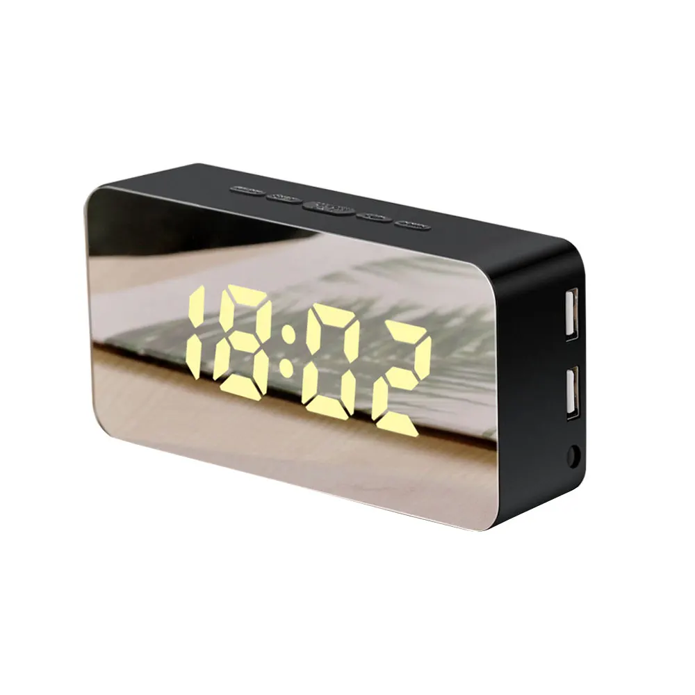 1 шт. цифровые часы будильник теплый домашний светодиодный Будильник с