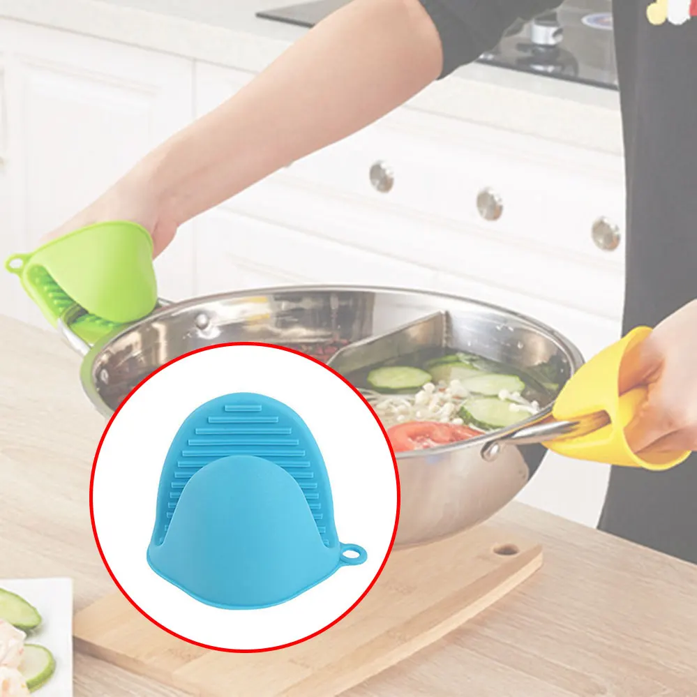 1 шт. анти ожога Сгущает силиконовый кухонный Органайзер изолированный Термопот