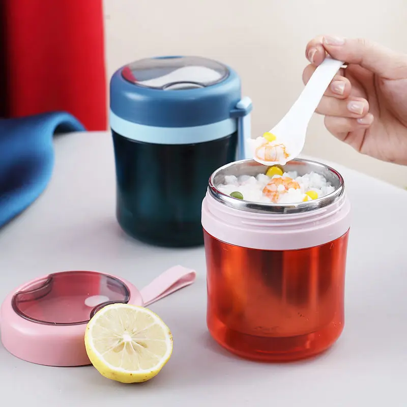 304 изолированный Ланч бокс из нержавеющей стали портативная термобанка для