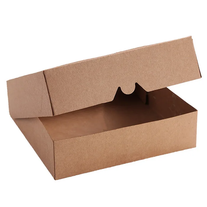 

9*2.5inch Kraft Pie Box, Cookies Boxes,Bakery Package With PVC Windows 12pcs