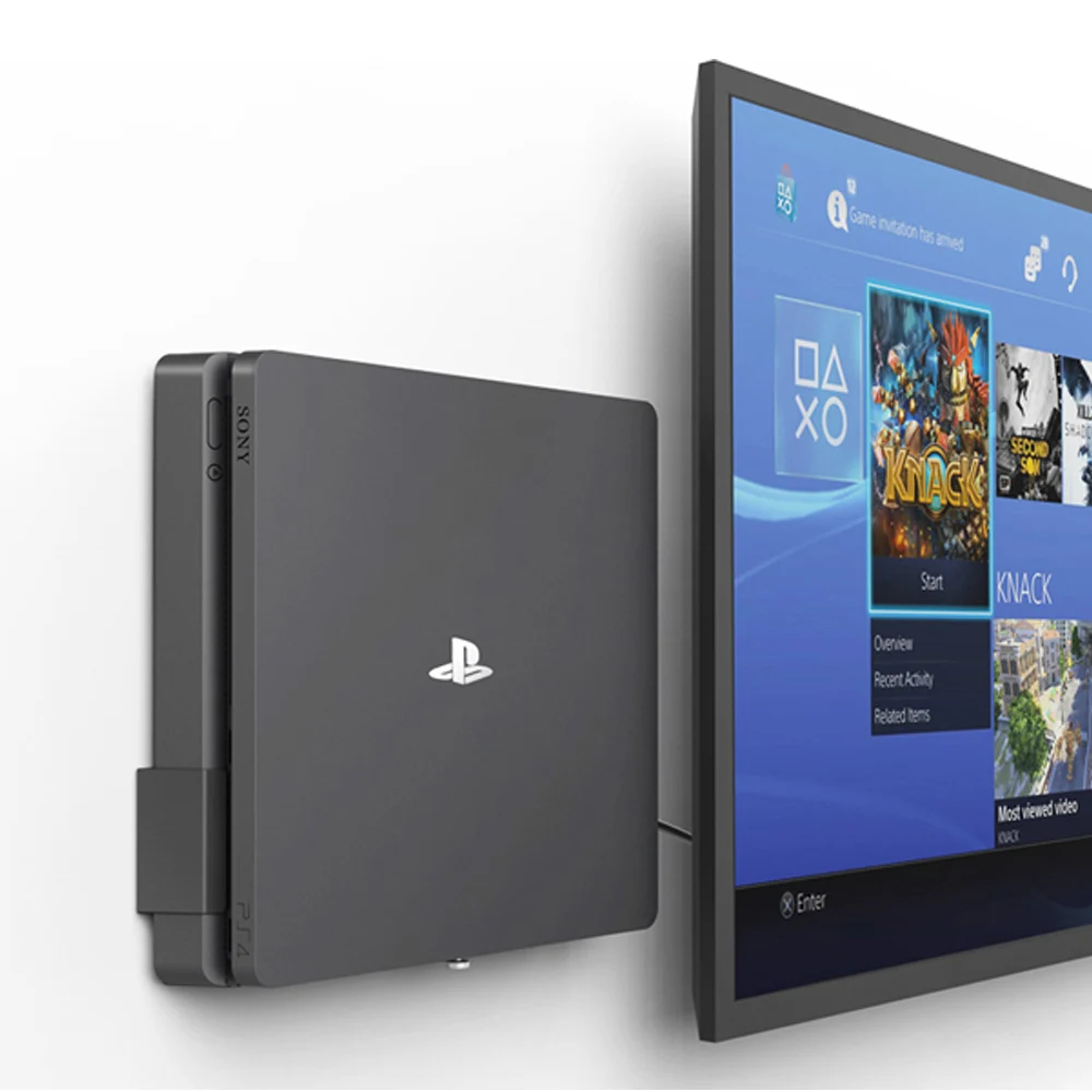 Настенное крепление Monzlteck для Ps4 Slim|Запасные части| |