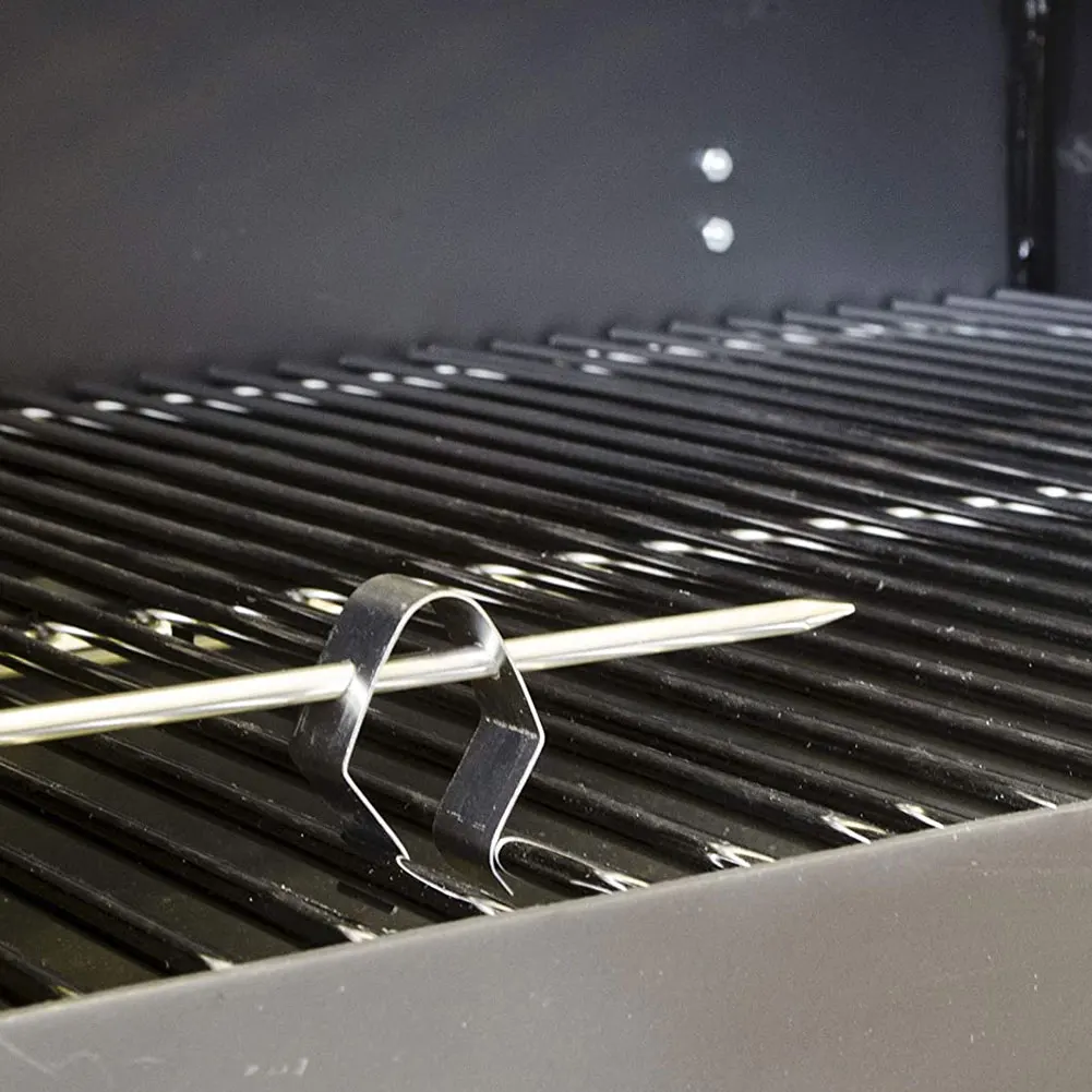 

4PCS Barbecue Probe Clip Oven Grill Thermometer Meat Probe Fixing Holder With Multi Holes BBQ Oven Grill Accessory Tool