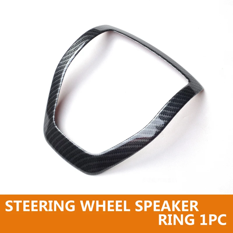 STEERING WHEEL SPEAK Украшение интерьера автомобильные аксессуары АБС пластик углеродное волокно украшение интерьера для ford everest - Цвет: STEERING WHEEL SPEAK