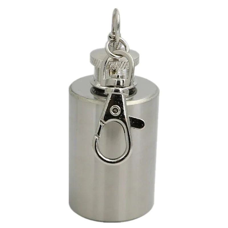 Мини-фляжка на 1 унции портативная Алкогольная фляжка с брелком винная из