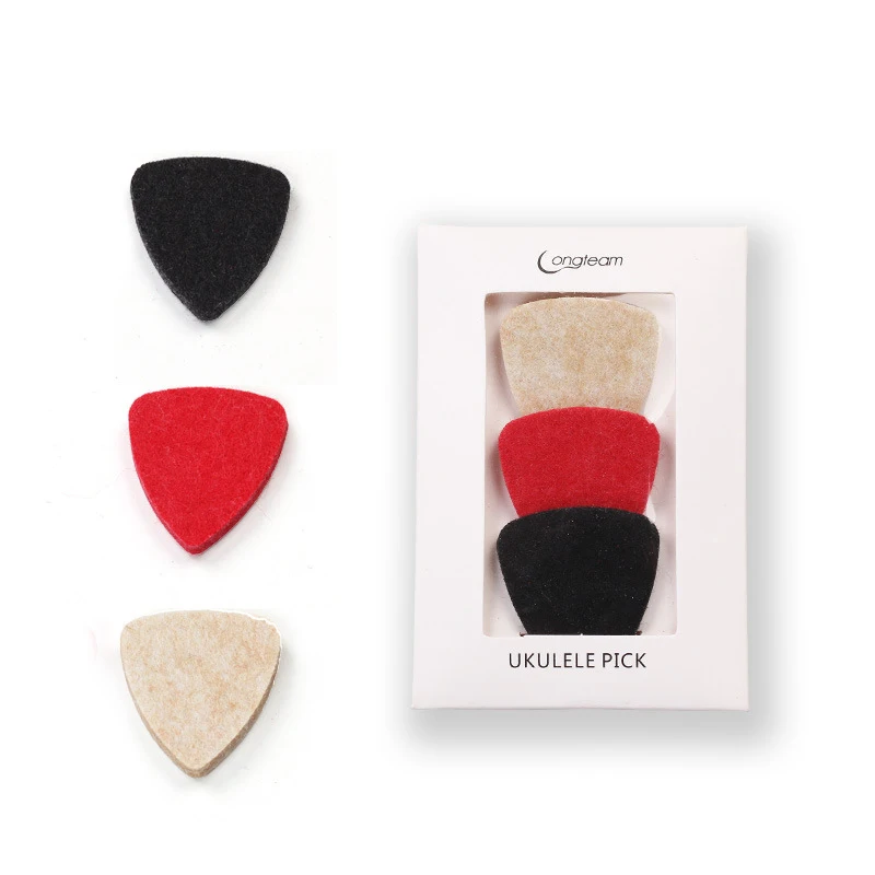 

Wool Felt Ukulele Picks Soft Picks Musical Instrument Accessories