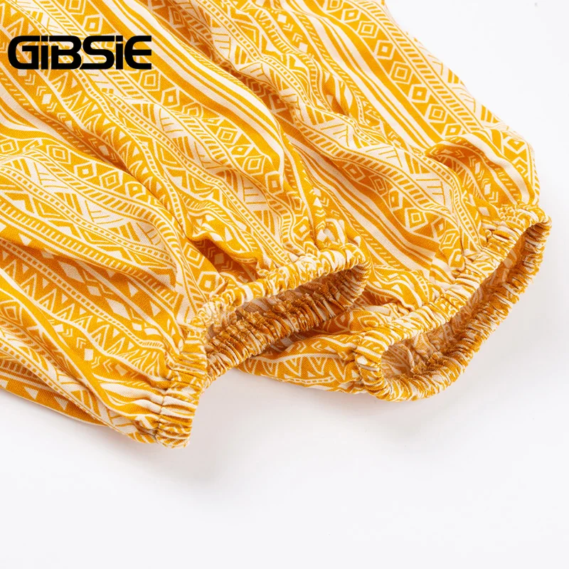 Женское винтажное платье на пуговицах GIBSIE повседневное расклешенное средней