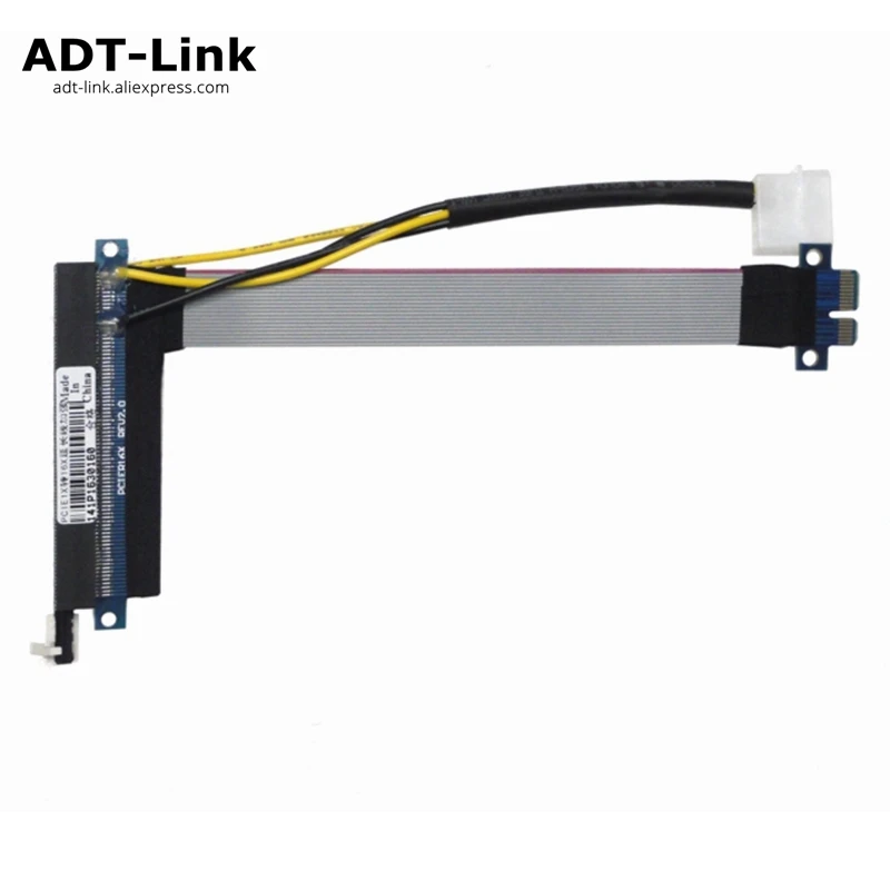 Гибкий Удлинительный кабель PCI Express 1 16 X адаптер E расширитель платы с 4 контактным