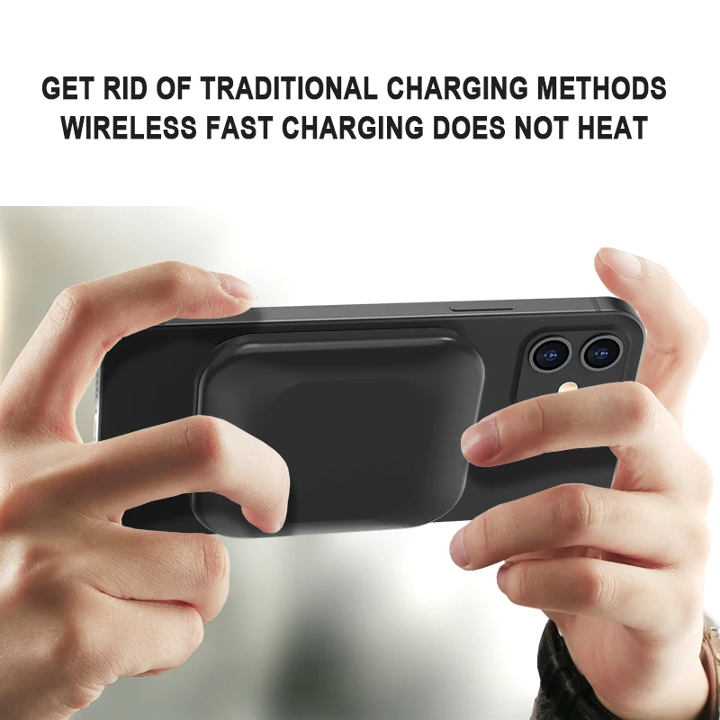 

For MagSafe iPhone 12 Pro 12 promax Mini magnetic power bank wireless charger ultra thin portable power pack auxiliary battery