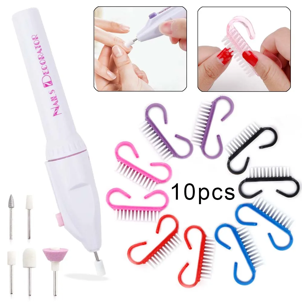 Электрическая маникюрная машинка для ногтей сверла полировщик набор педикюра