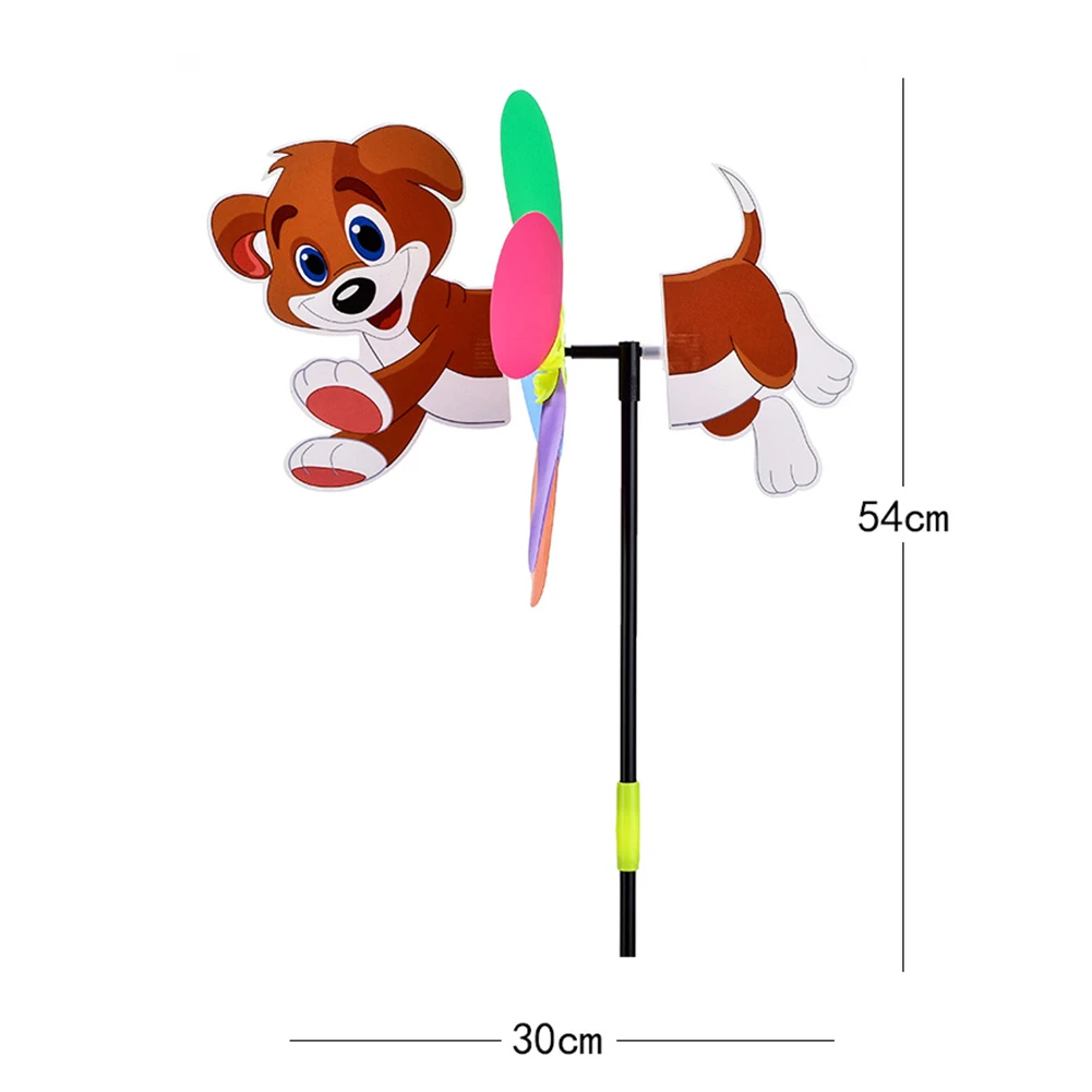 

21inch Colorful Plastic Windmill Toys Pinwheel Self-assembly Windmill Children's Toy Home Garden Yard Decor Outdoor Gifts