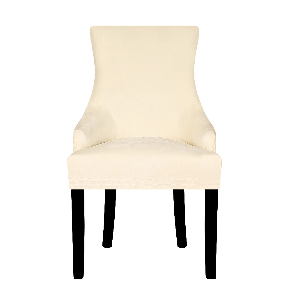 Чехол для обеденного стула с наклонной спинкой руки и короля спандекс Цветочная