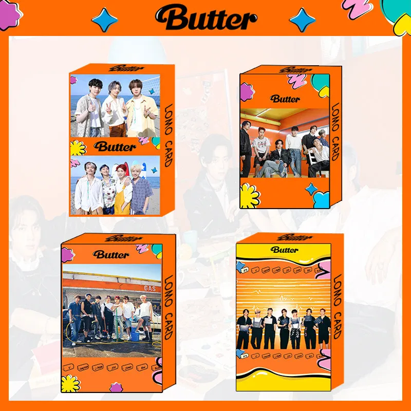 

New Kpop Album Bangtan Boys Butter Clearly Small Photos LOMO Cards Premium Pictures Fans Collection 8.5*5.4CM 30Pcs/Set