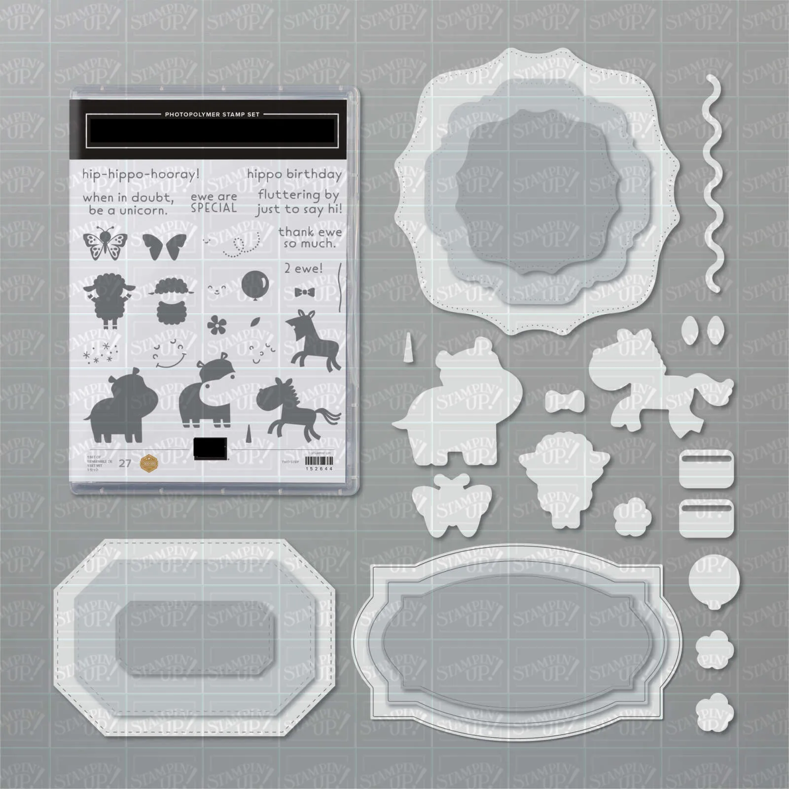 

Hippo Metal Cutting Dies and Stamps Stencils For DIY Scrapbooking Photo Album Decor Die Cut Embossing Paper Card