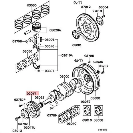 

Engine Crankshaft Pulley fit for Mitsubishi L200 L300 Nativa Challenger Pajero Montero MD110165