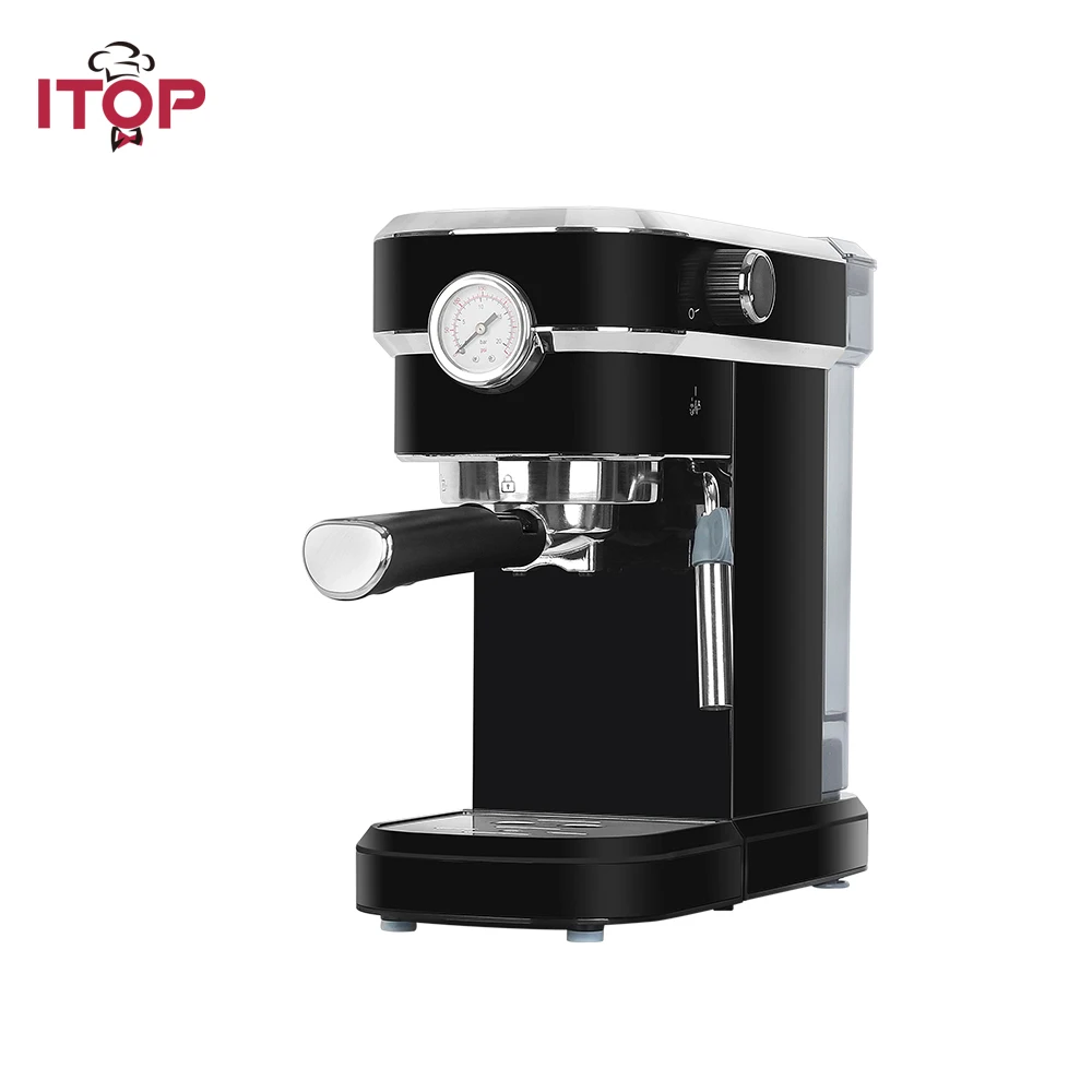ITOP 15 бар полуавтоматическая кофемашина с манометром Бытовая кофеварка
