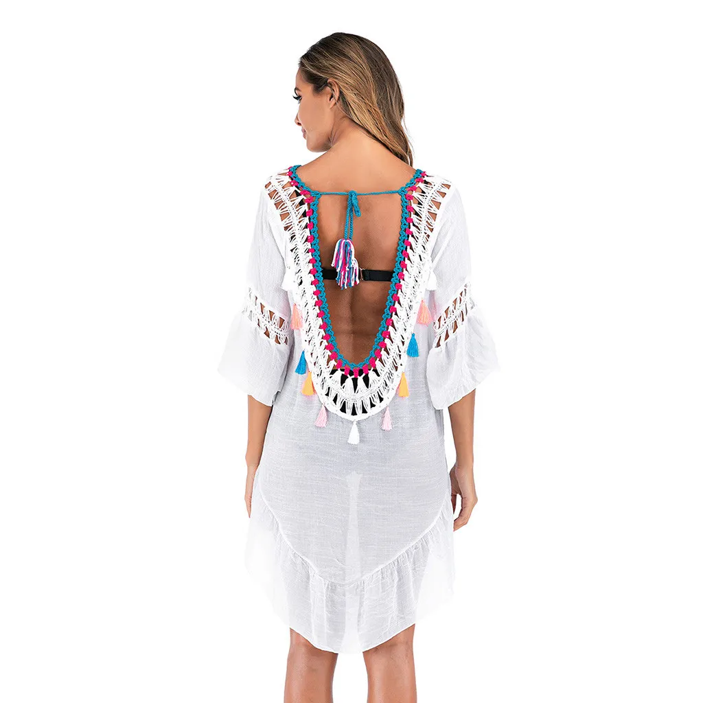 2020 летний сексуальный пляжный купальник бикини вязанный крючком черный пляжная