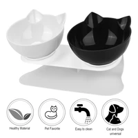double cat dog bowl pet feeding for cats food non slip cat water bowl protection cervical cat dogs feeder pet product
