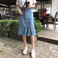 cheap wholesale 2018 new summer hot selling womens fashion casual sexy denim skirt l334
