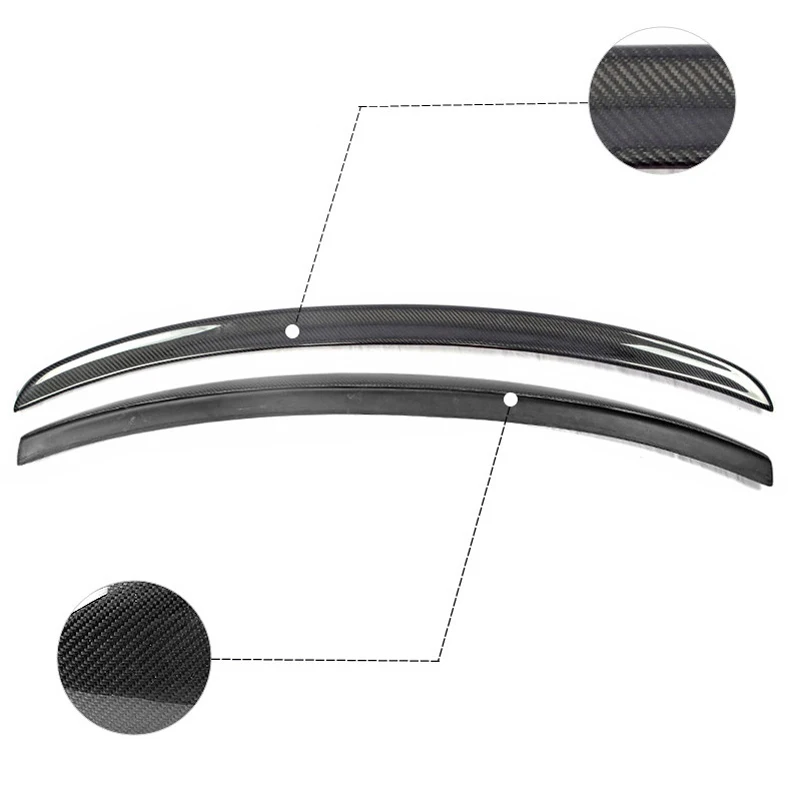 Спортивный качественный волоконный задний спойлер Cabon для багажника Audi A4L B9 2013