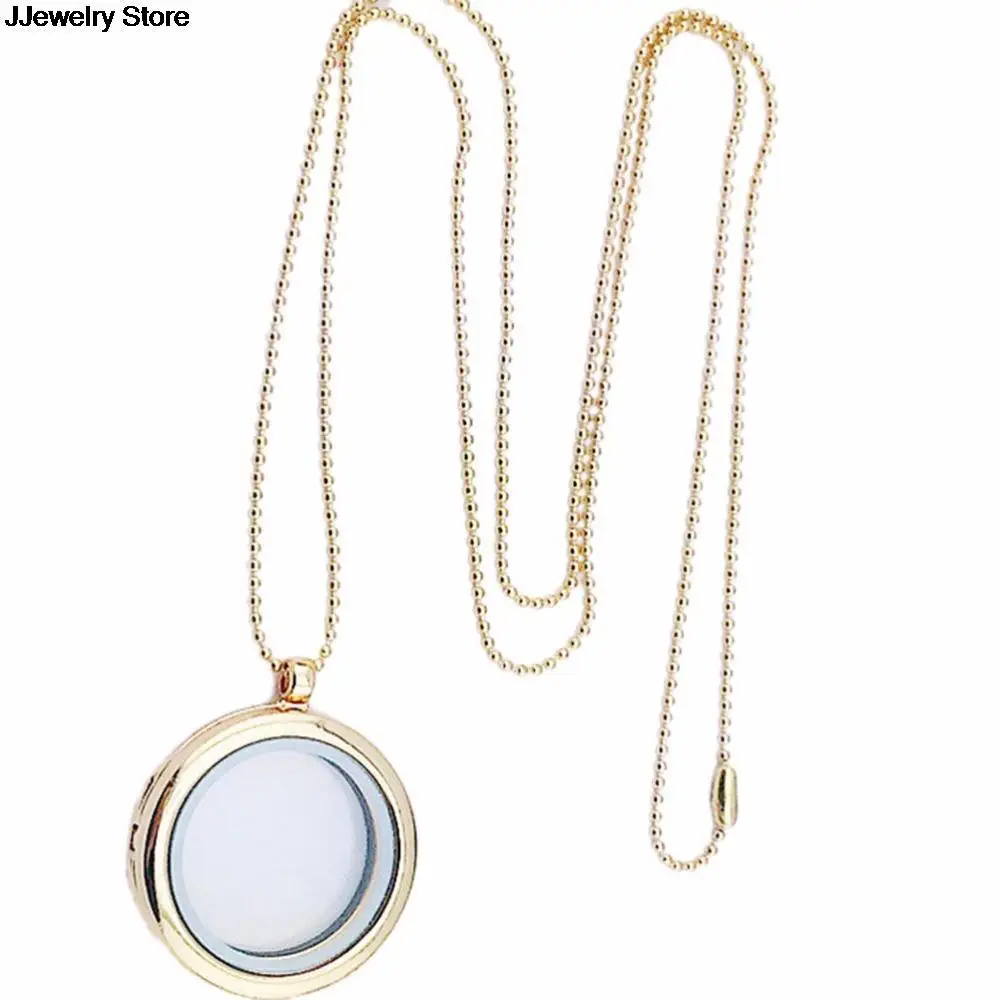 4 цвета 2 стиля 30 мм Круглый Магнитный стеклянный плавающий медальон Подвески