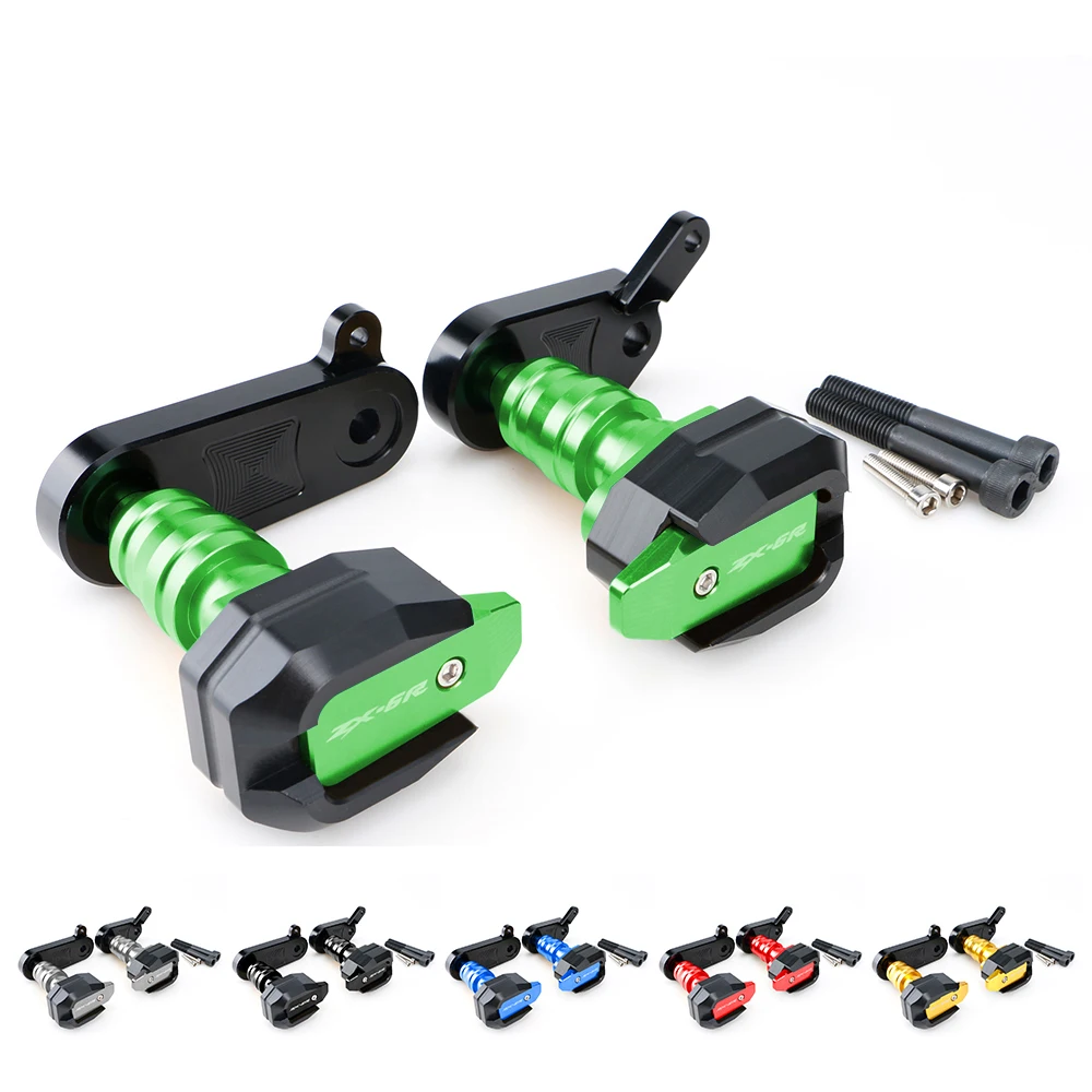 Для KAWASAKI Ninja ZX-6R 2009-2012 Moto Frame ползунки защита от падения мотоцикла Краш | Автомобили