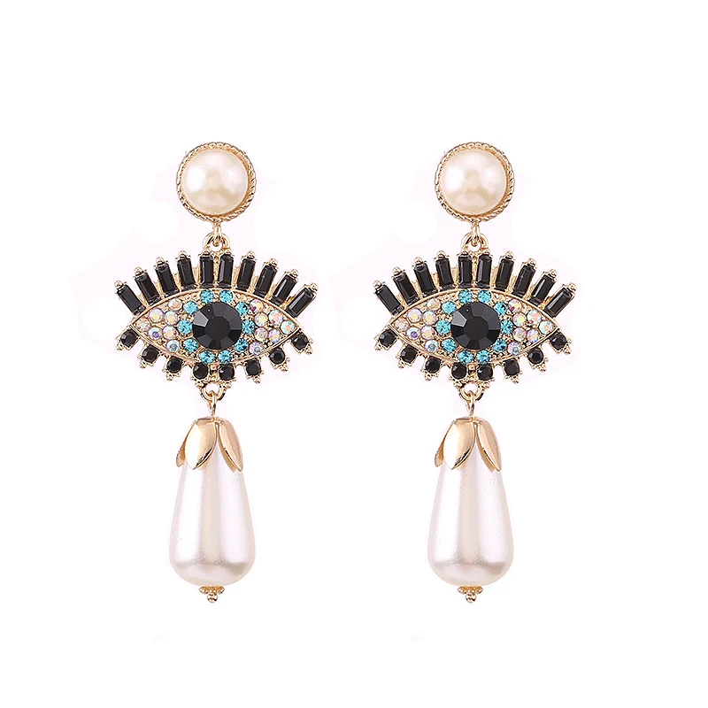 E1267 Pearl Sehuoran богемная Кисточка Серьги палец Pendientes Oorbellen Кристалл Длинные висячие Висячие серьги для женщин эффектные ювелирные изделия - Окраска металла: E1267 Pearl