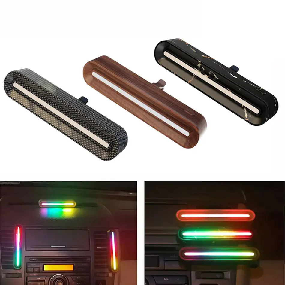 

Автомобисветодиодный светодиодная атмосфера с Usb-зарядкой, градиент, освещение, рассеиватель воздуха, ароматерапия, атмосферсветильник, Ст...