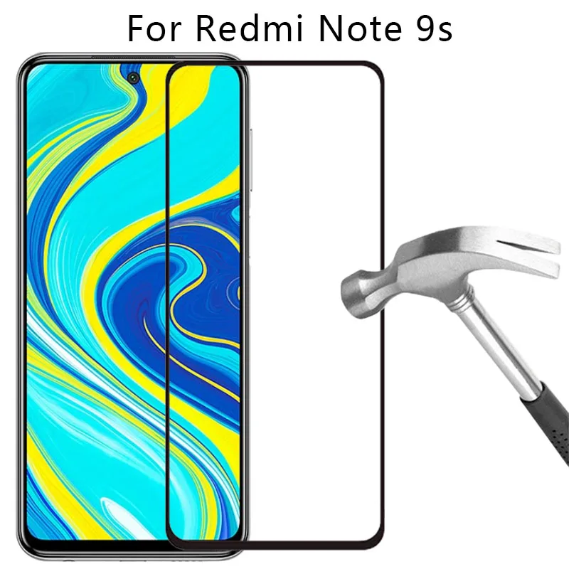 

protective glass on redmi note 9s screen protector tempered glas for xiaomi ksiomi readmi not 9s 9 s s9 note9s safety film xiomi