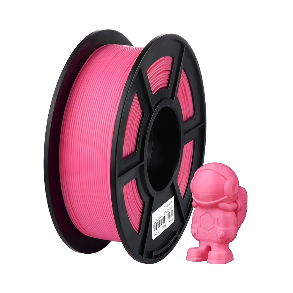 ANYCUBIC PLA Филамент 1,75 мм пластик для 3d принтера 1 кг/рулон аккуратная катушка без запутывания печати гладкий материал для печати - Цвет: Розовый
