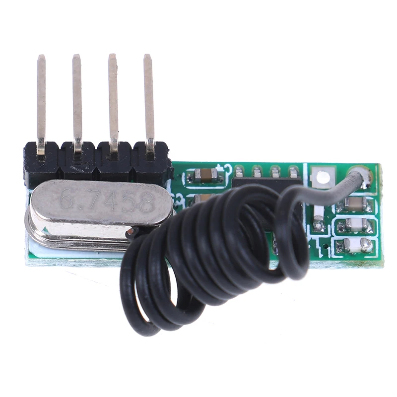 

Receiver Kit And RF Wireless Transmitter Module For Arduino Raspberry Pi /ARM/MCU WL DIY Kit 433Mhz 2.0V - 5.5V 433MHZ Wireless