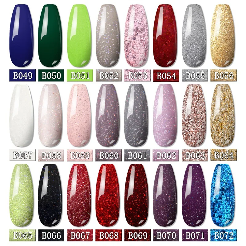New 8ml Gel Nail Polish 81 Colors BenB&G Semi Permanent Soak Off UV Fashion  Art Beauty  Accessories