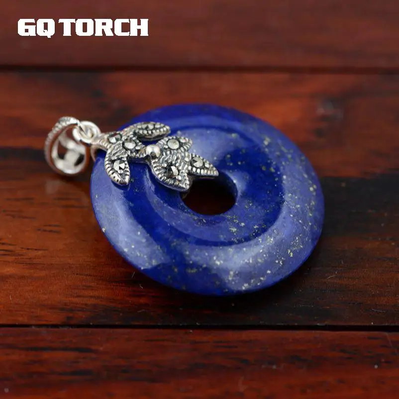 Женский кулон из серебра 925 пробы с лазуритом|pendant 925|pendant sterlingpendant for jewelry |