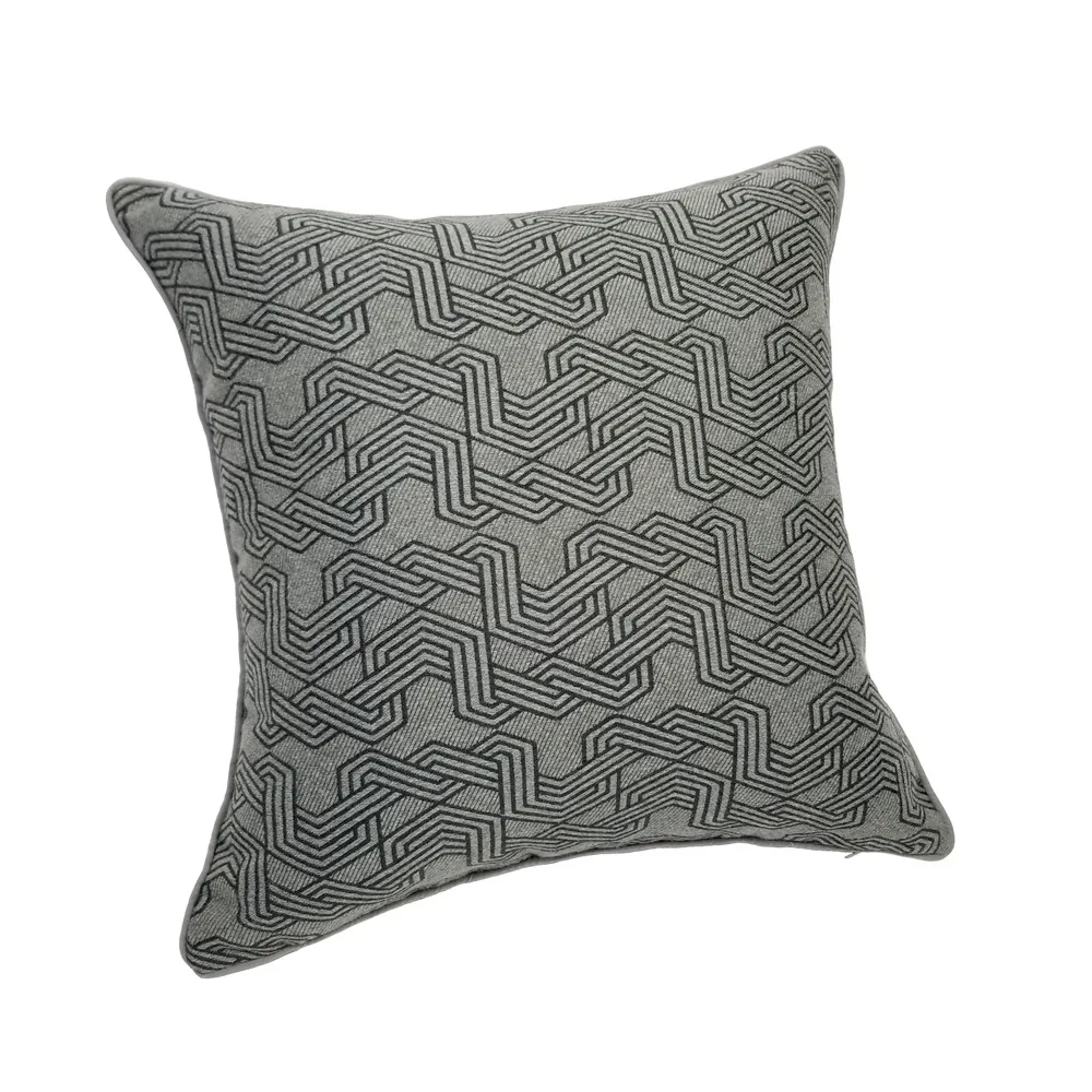 

Fashion Geometric Dark Gray Black Vintage Style Pillow Case 45x45cm Cushion Cover Sofa Chair Office Home Decoration 1pc/lot